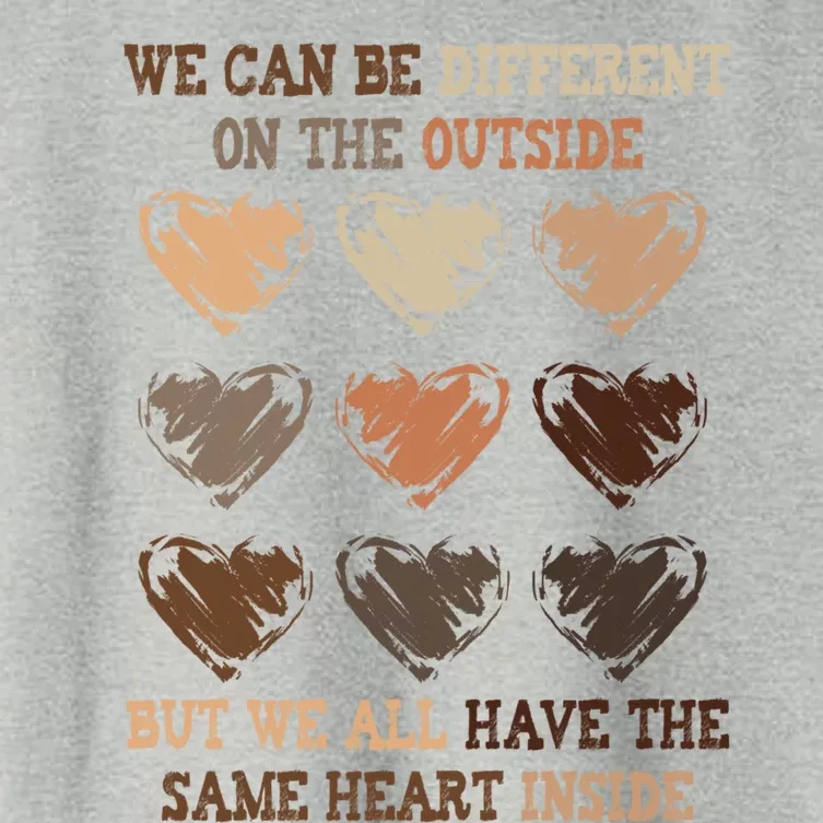 Same Heart Inside Juneteenth Black History Month Great Gift Women's Crop Top Tee