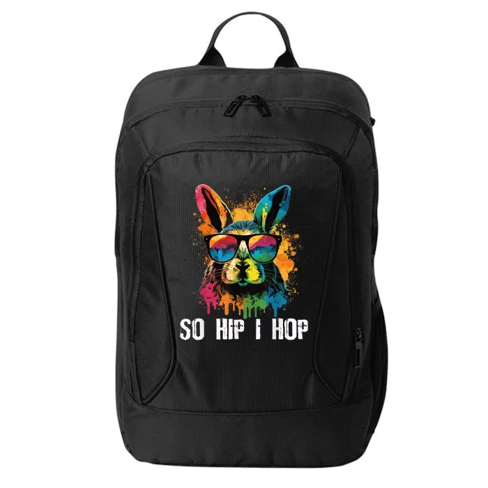 So Hip I Hop Tie Dye Easter Rabbit kid Wo girl Teens City Backpack