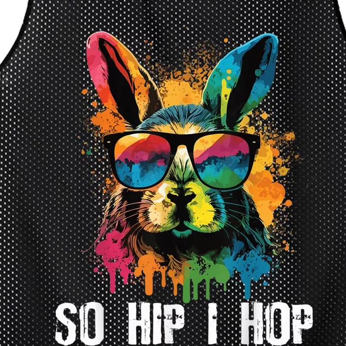 So Hip I Hop Tie Dye Easter Rabbit kid Wo girl Teens Mesh Reversible Basketball Jersey Tank