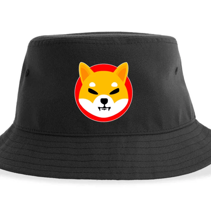 Shiba Inu SHIB Token Crypto Currency Logo Sustainable Bucket Hat