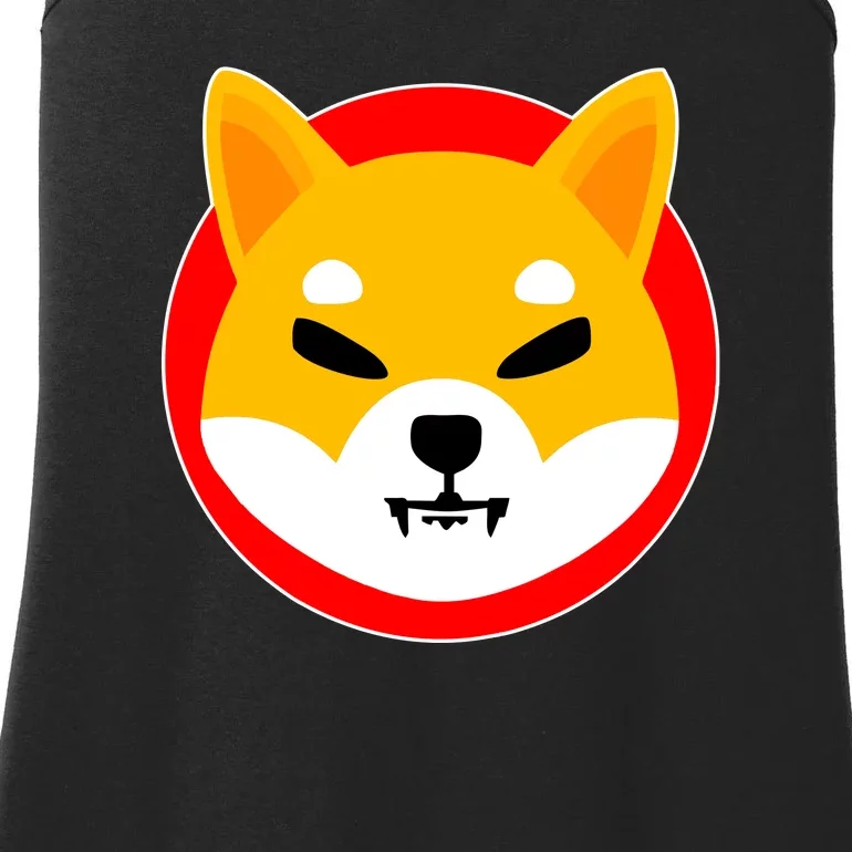 Shiba Inu SHIB Token Crypto Currency Logo Ladies Essential Tank