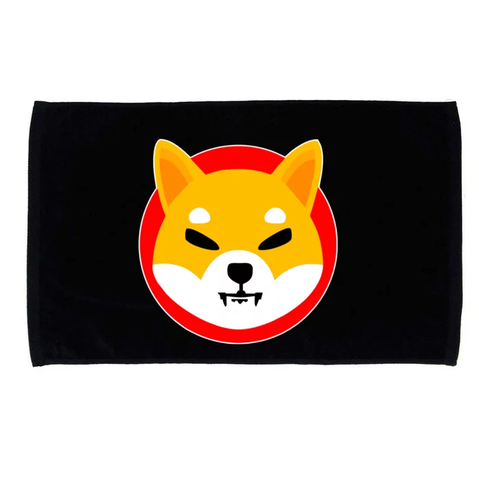 Shiba Inu SHIB Token Crypto Currency Logo Microfiber Hand Towel