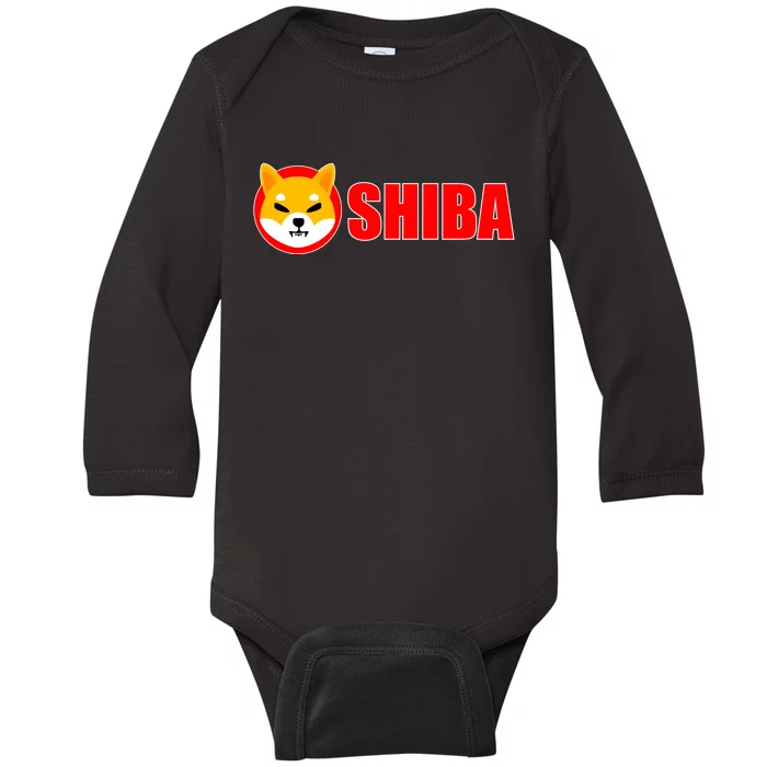 Shiba Inu Token Shib Crypto Currency Dogecoin Killer Baby Long Sleeve Bodysuit