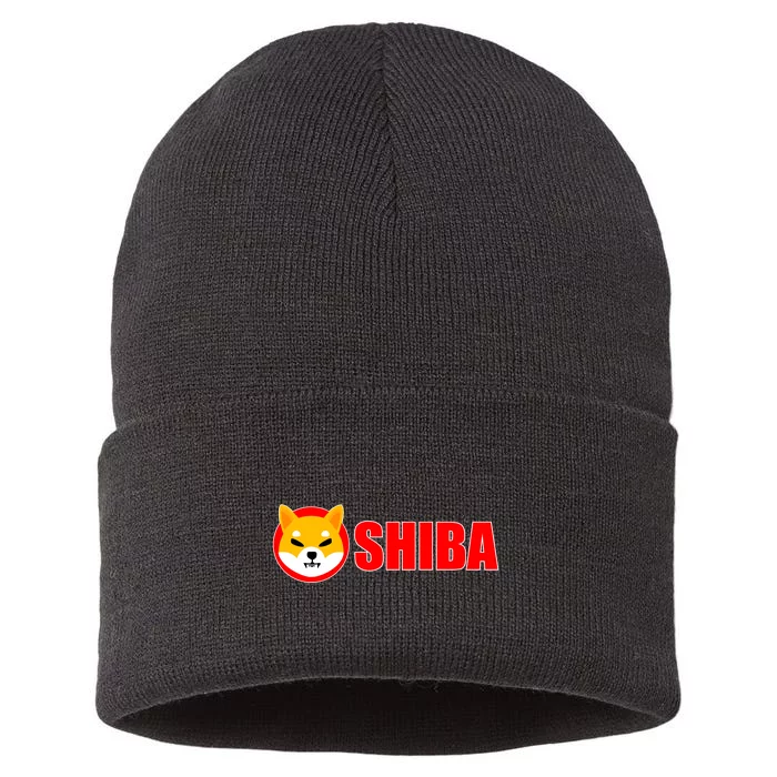 Shiba Inu Token Shib Crypto Currency Dogecoin Killer Sustainable Knit Beanie