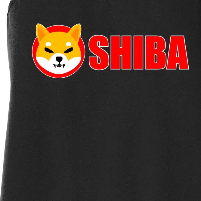 Shiba Inu Token Shib Crypto Currency Dogecoin Killer Women's Racerback Tank