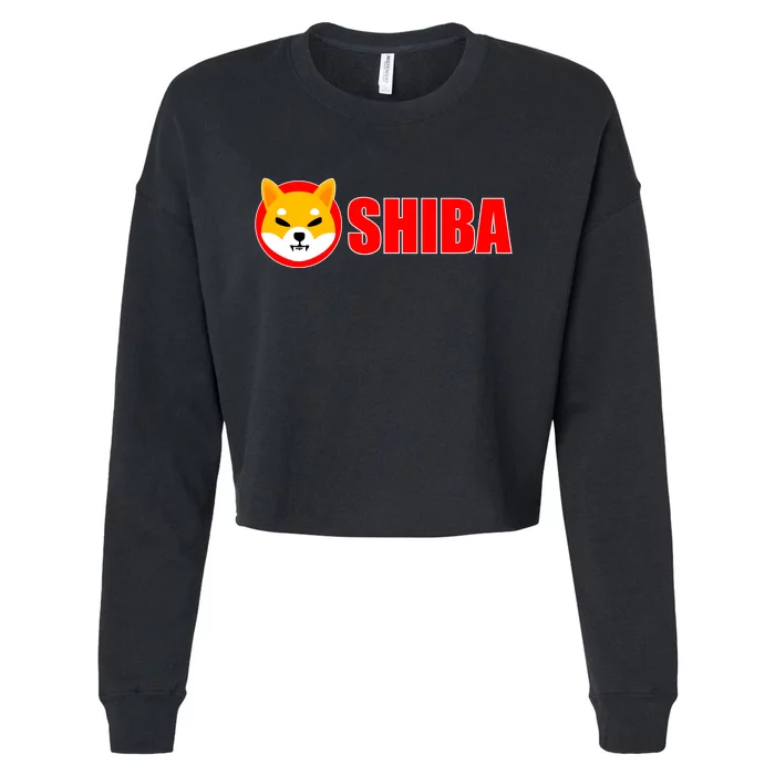 Shiba Inu Token Shib Crypto Currency Dogecoin Killer Cropped Pullover Crew