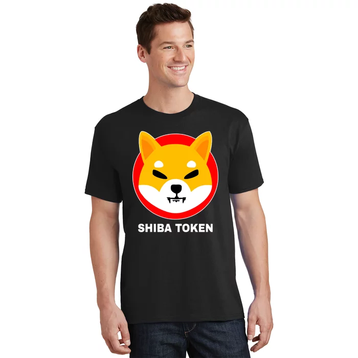 Shiba Token Shib Inu Dogecoin Killer Logo Crypto T-Shirt