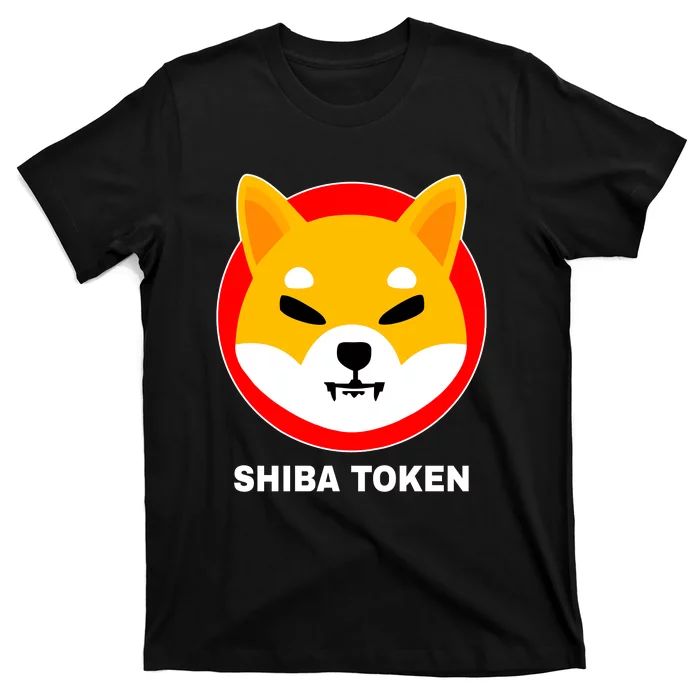 Shiba Token Shib Inu Dogecoin Killer Logo Crypto T-Shirt