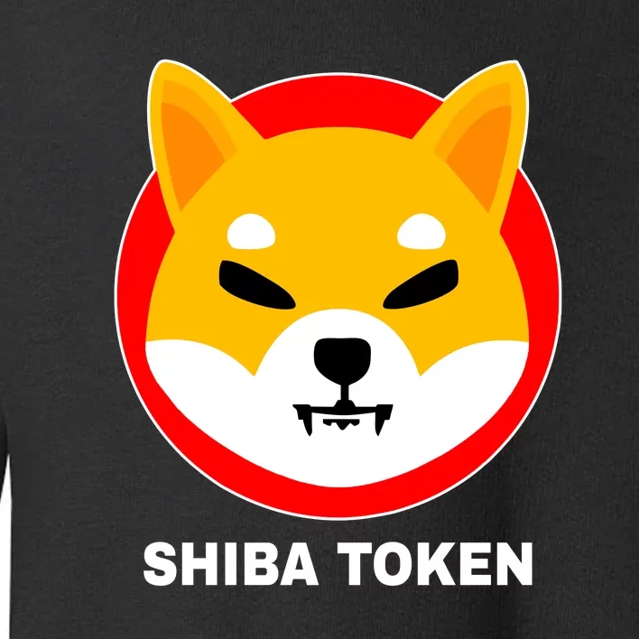 Shiba Token Shib Inu Dogecoin Killer Logo Crypto Toddler Sweatshirt