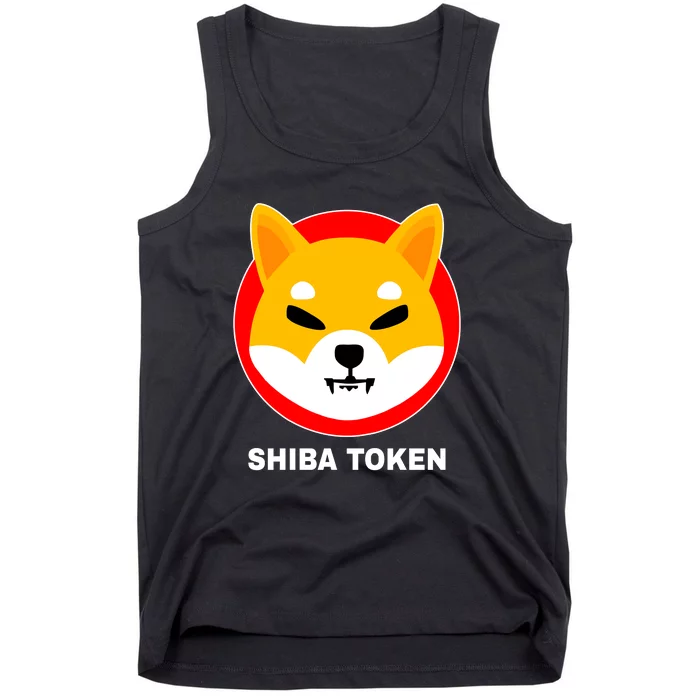 Shiba Token Shib Inu Dogecoin Killer Logo Crypto Tank Top