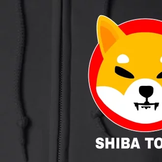 Shiba Token Shib Inu Dogecoin Killer Logo Crypto Full Zip Hoodie