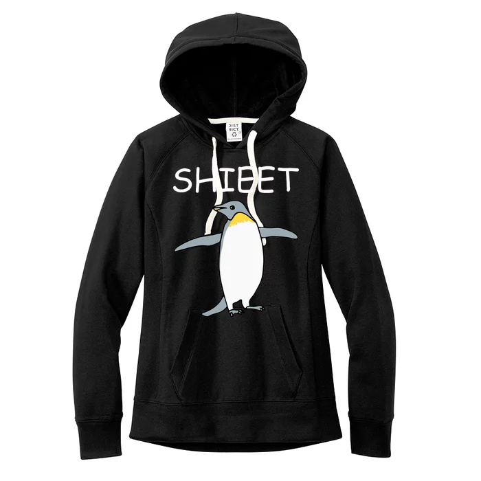 Shieet Funny Penguin Women's Fleece Hoodie