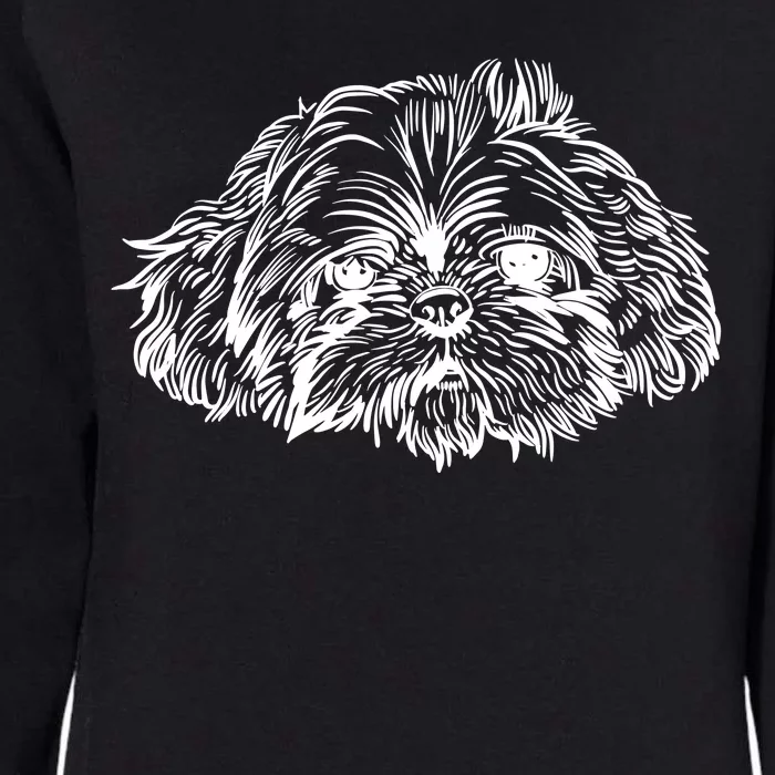 Shih Tzu Dog Womens California Wash Sweatshirt