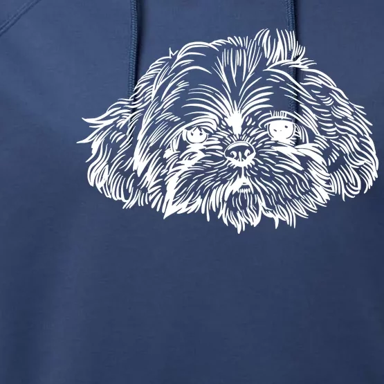 Shih Tzu Dog Performance Fleece Hoodie