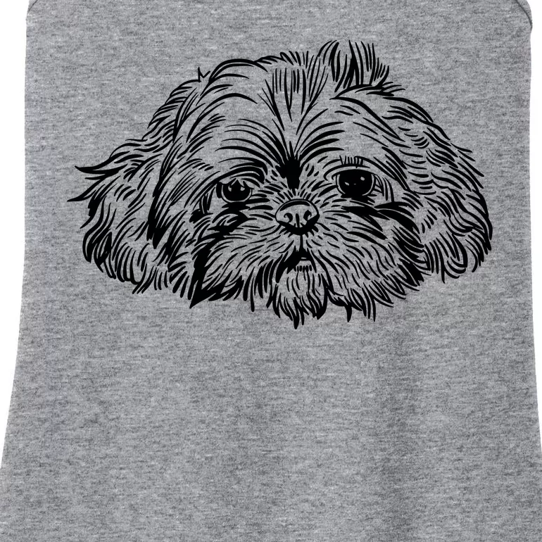 Shih Tzu Dog Ladies Essential Tank