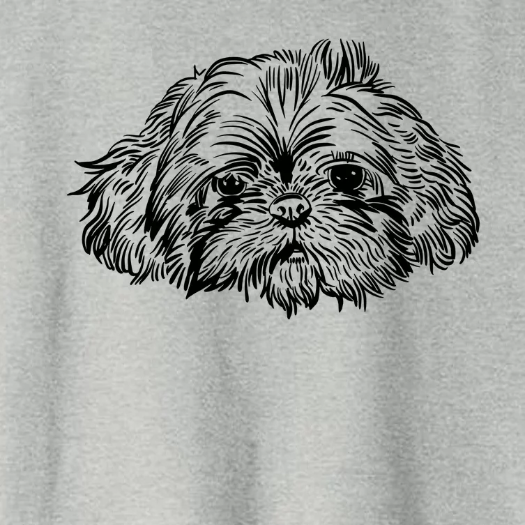 Shih Tzu Dog Women's Crop Top Tee