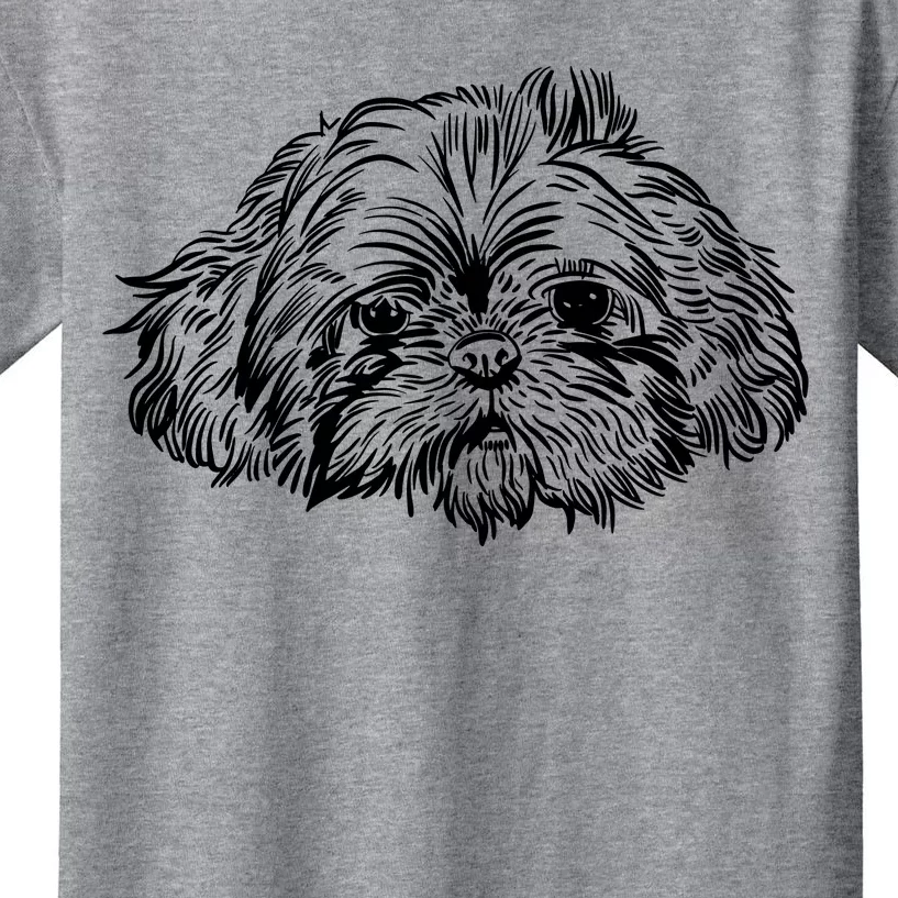 Shih Tzu Dog Kids T-Shirt