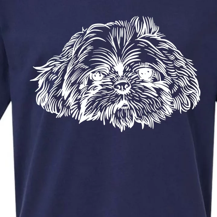 Shih Tzu Dog Sueded Cloud Jersey T-Shirt