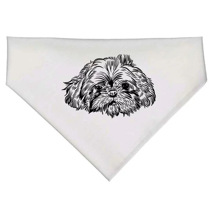 Shih Tzu Dog USA-Made Doggie Bandana