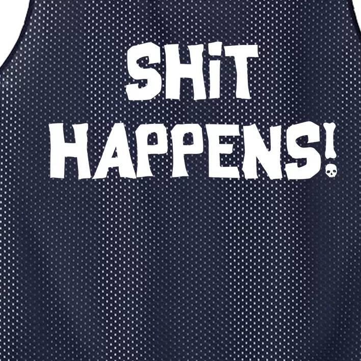 Shit happens Mesh Reversible Basketball Jersey Tank