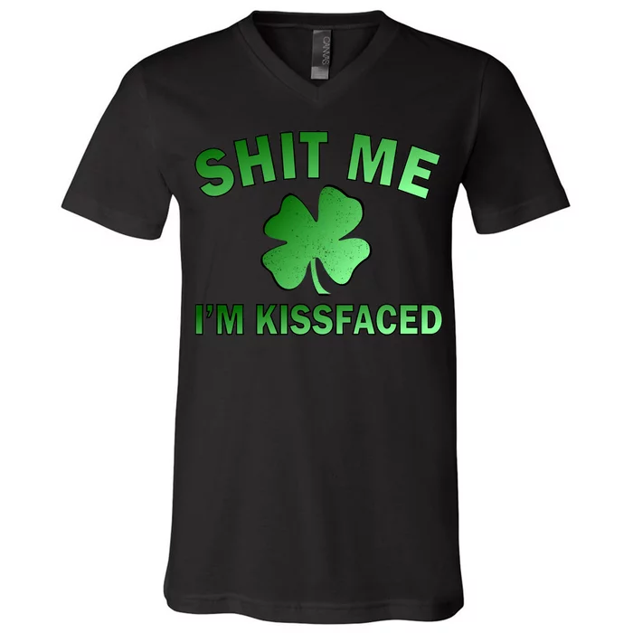 Shit Me I'm Kissfaced V-Neck T-Shirt