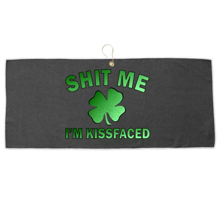 Shit Me I'm Kissfaced Large Microfiber Waffle Golf Towel