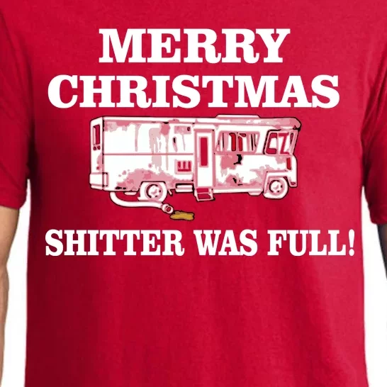 Shitter Was Full Funny Christmas Pajama Set