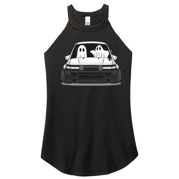 Spooky Halloween JDM Hachiroku 86 Ghost Levin Coupe Women’s Perfect Tri Rocker Tank