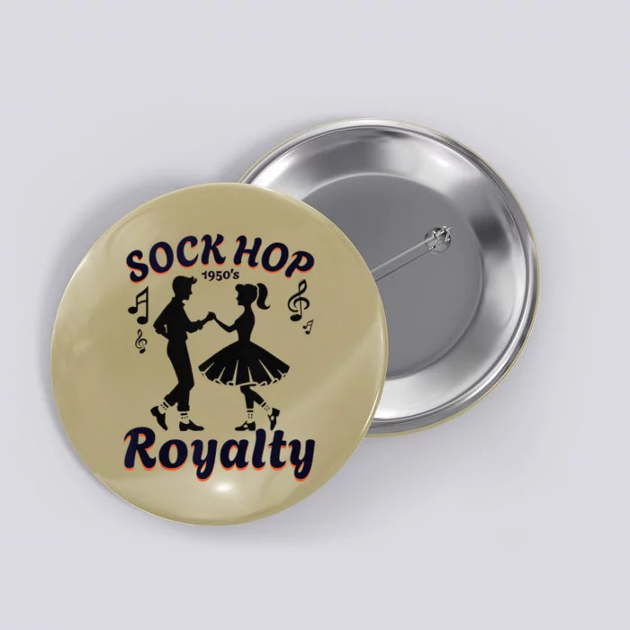 Sock Hop Jukebox Poodle Skirt Greaser 1950S Rock Button