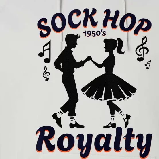 Sock Hop Jukebox Poodle Skirt Greaser 1950S Rock Performance Fleece Hoodie