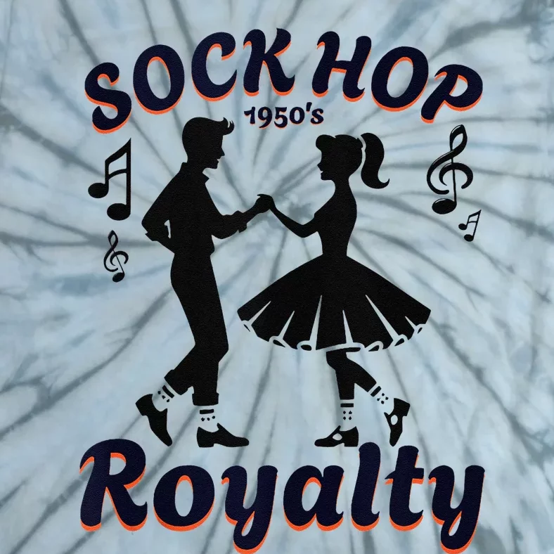 Sock Hop Jukebox Poodle Skirt Greaser 1950S Rock Tie-Dye T-Shirt