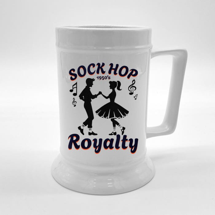 Sock Hop Jukebox Poodle Skirt Greaser 1950S Rock Front & Back Beer Stein