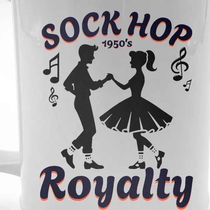 Sock Hop Jukebox Poodle Skirt Greaser 1950S Rock Front & Back Beer Stein