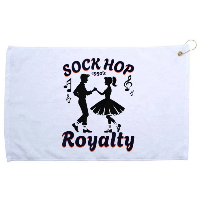 Sock Hop Jukebox Poodle Skirt Greaser 1950S Rock Grommeted Golf Towel