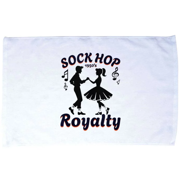 Sock Hop Jukebox Poodle Skirt Greaser 1950S Rock Microfiber Hand Towel