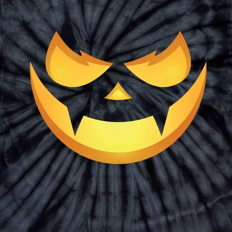 Spooky Halloween Jack O Lantern Glowing Pumpkin Face Costume Tie-Dye T-Shirt