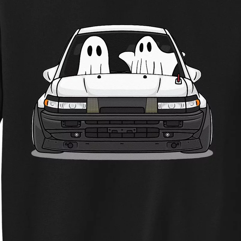 Spooky Halloween JDM Hachiroku 86 Ghost Levin Coupe Tall Sweatshirt