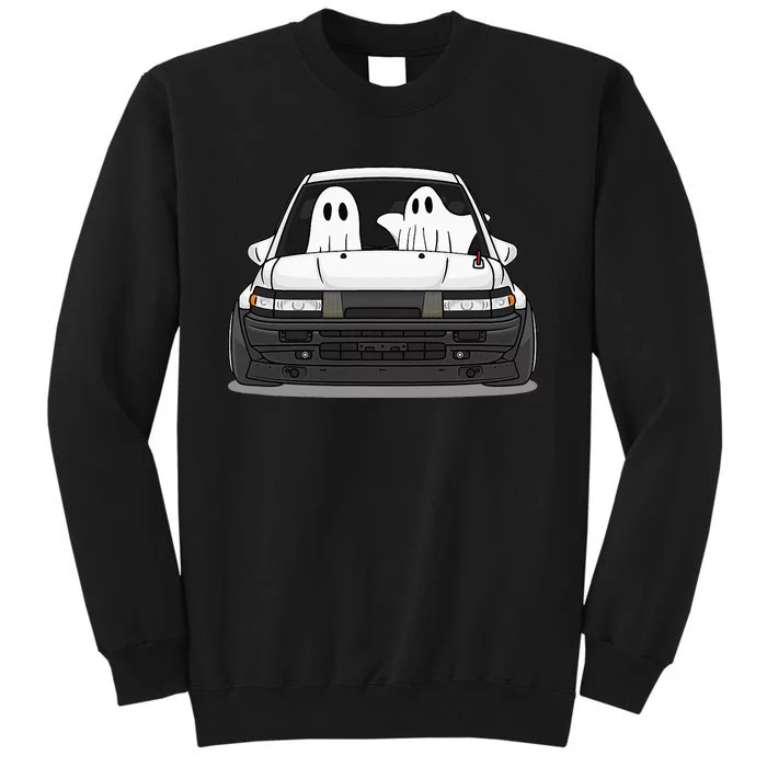 Spooky Halloween JDM Hachiroku 86 Ghost Levin Coupe Tall Sweatshirt