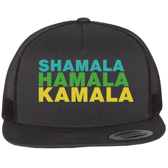 Shamala Hamala Kamala Flat Bill Trucker Hat