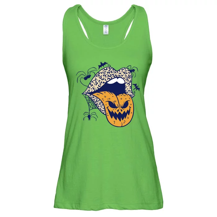 Spooky Halloween Lips Ladies Essential Flowy Tank