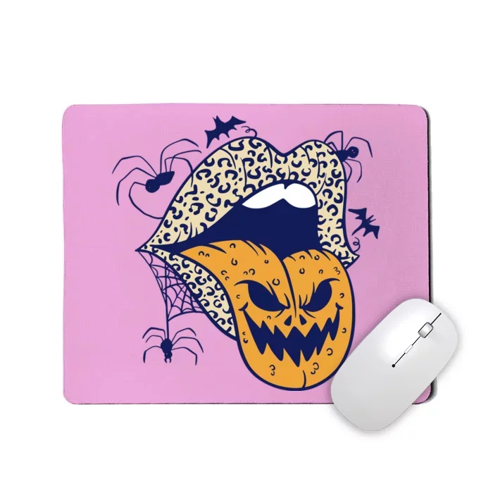 Spooky Halloween Lips Mousepad