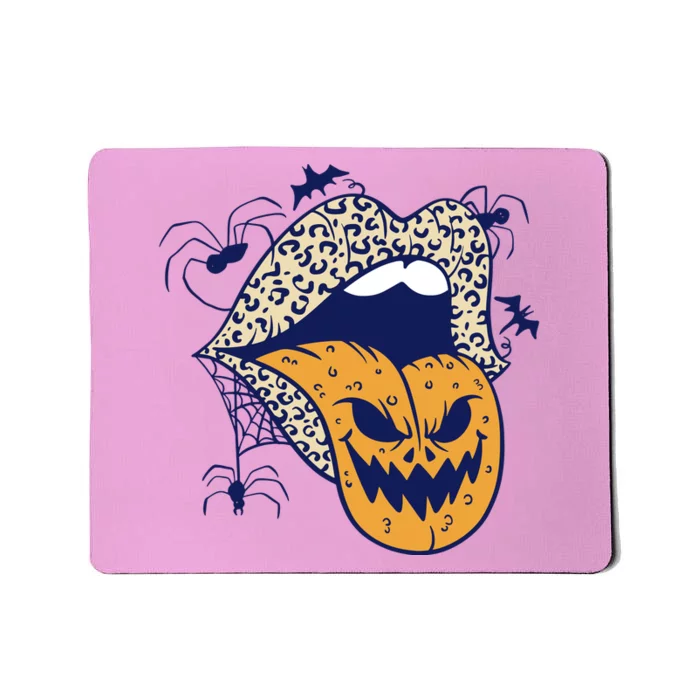 Spooky Halloween Lips Mousepad