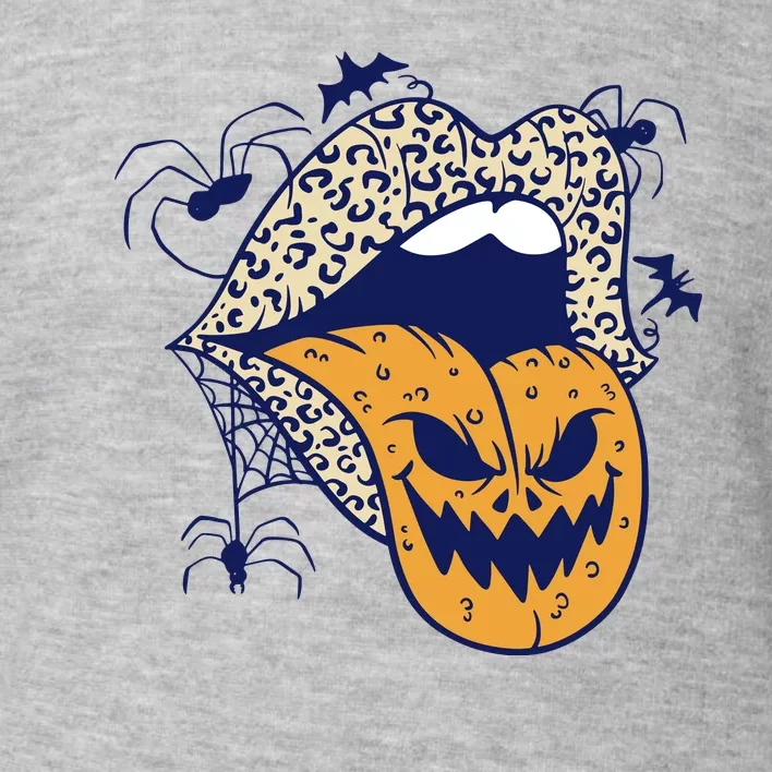 Spooky Halloween Lips Toddler Sweatshirt