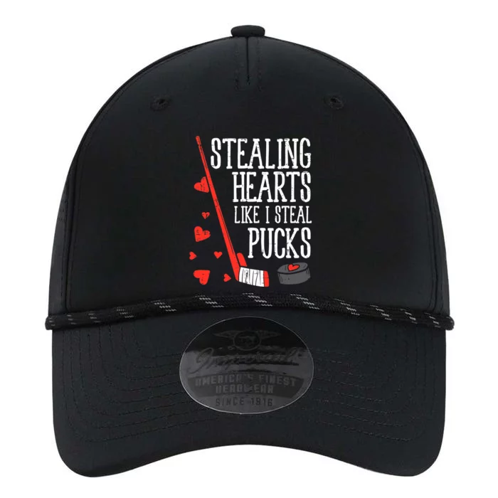 Stealing Hearts Like I Steal Pucks Valentines Day Ice Hockey Performance The Dyno Cap