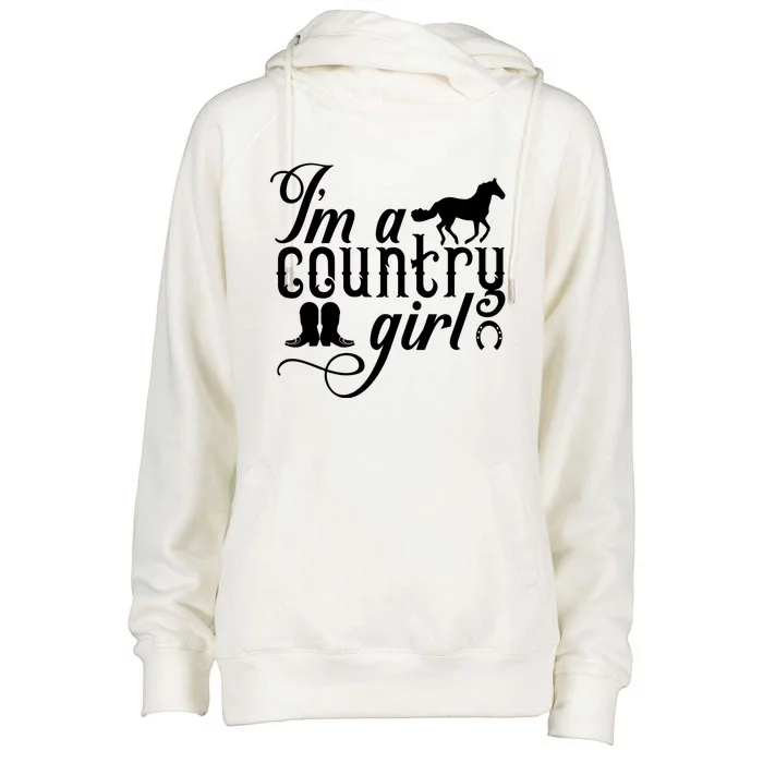 Sassy Horse Lover Cow Gift Farmer Cow Boots Gift Womens Funnel Neck Pullover Hood