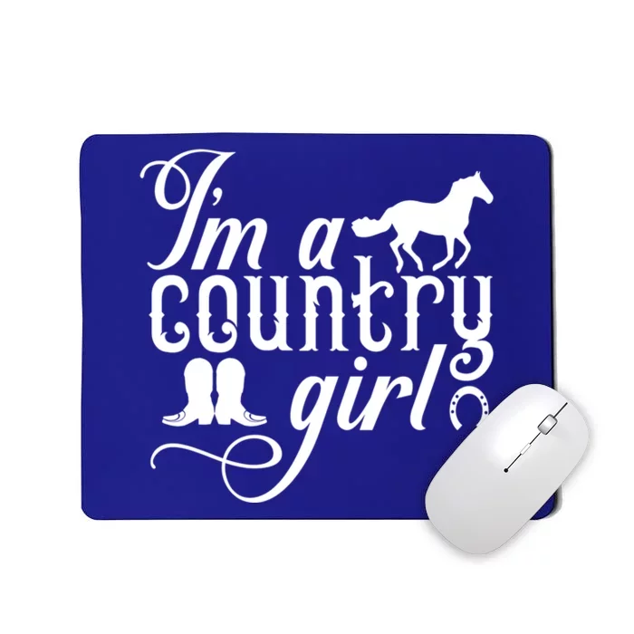 Sassy Horse Lover Cow Gift Farmer Cow Boots Gift Mousepad