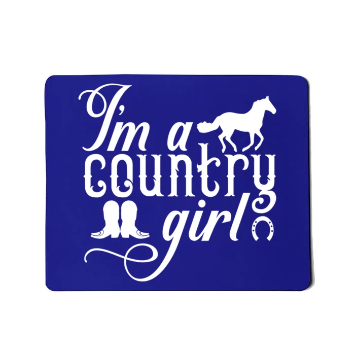 Sassy Horse Lover Cow Gift Farmer Cow Boots Gift Mousepad