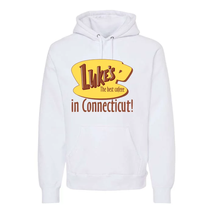 Stars Hollow Lukes Coffee The Best Coffee In Connecticut Premium Hoodie