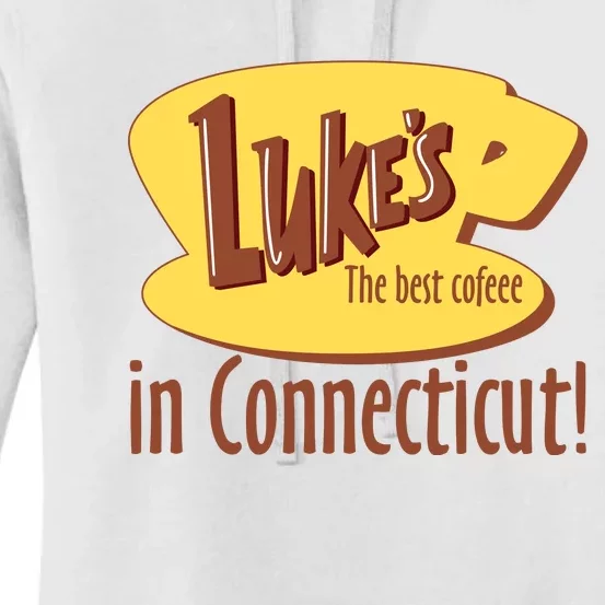 Stars Hollow Lukes Coffee The Best Coffee In Connecticut Women's Pullover Hoodie