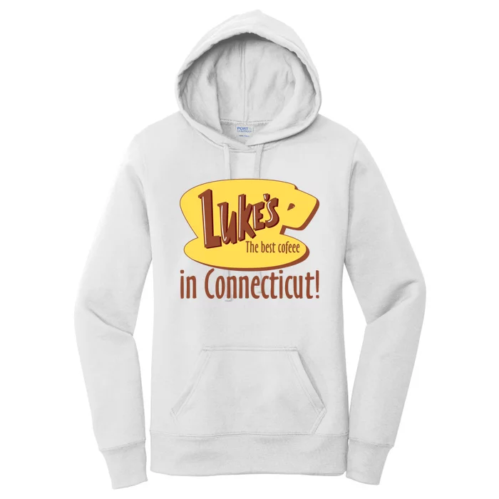 Stars Hollow Lukes Coffee The Best Coffee In Connecticut Women's Pullover Hoodie